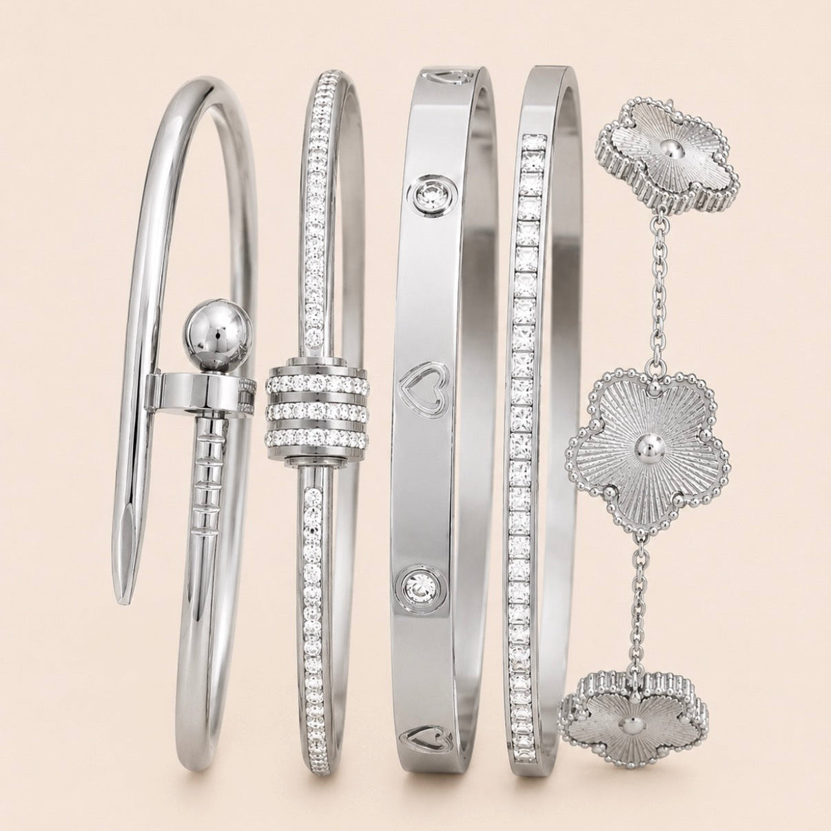 Marbéll Signature Bracelet Set – Gold