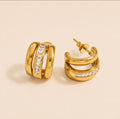 Marbéll Éclat Hoop Earrings – Gold