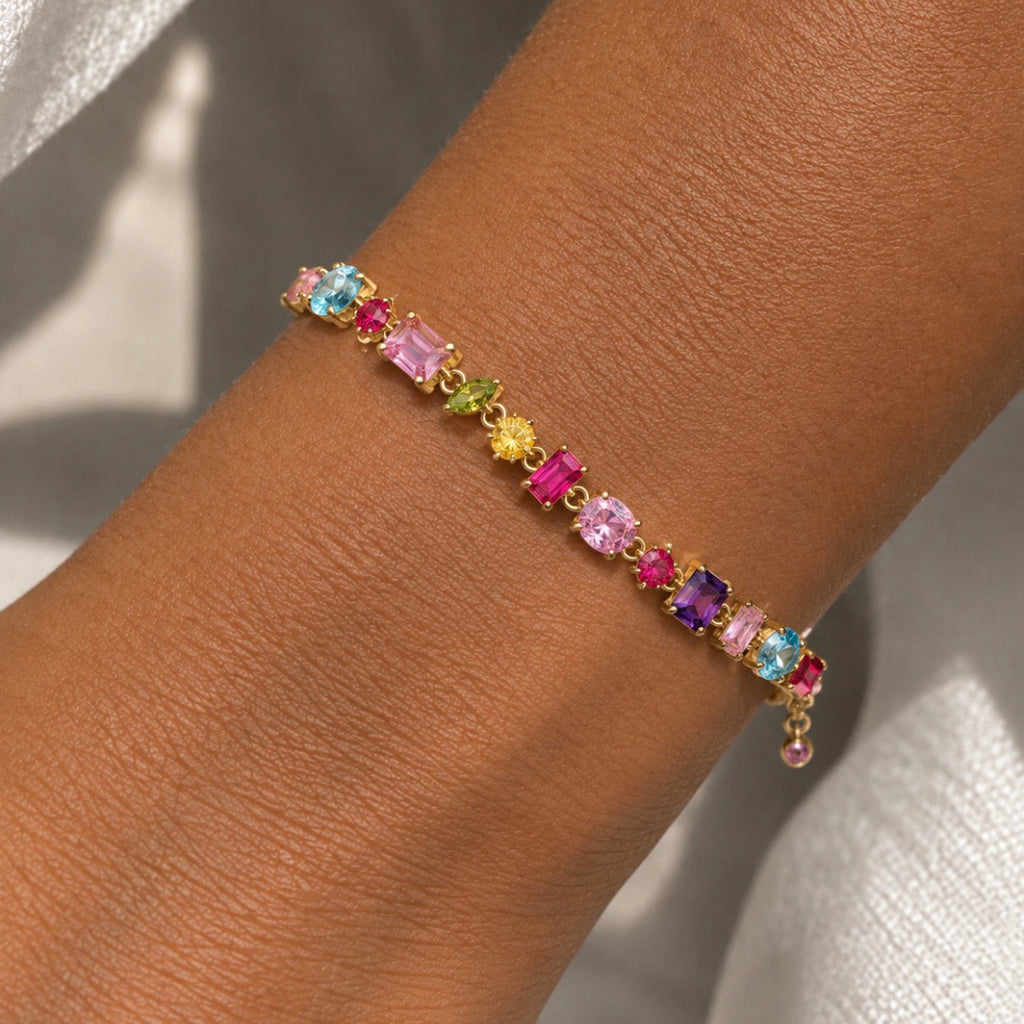 Marbéll Candy Gem Bracelet – Gold