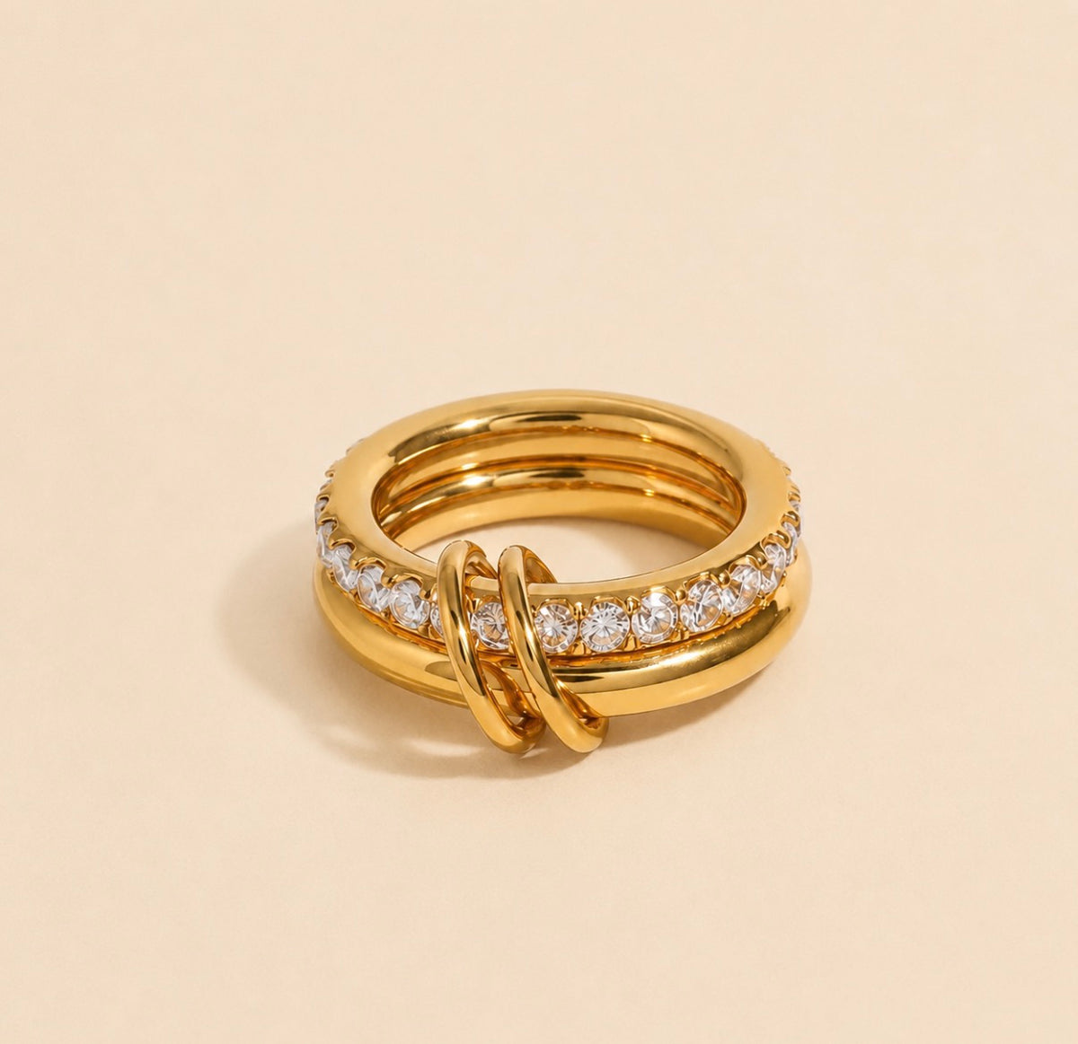 Éternité Zircon Ring – Gold