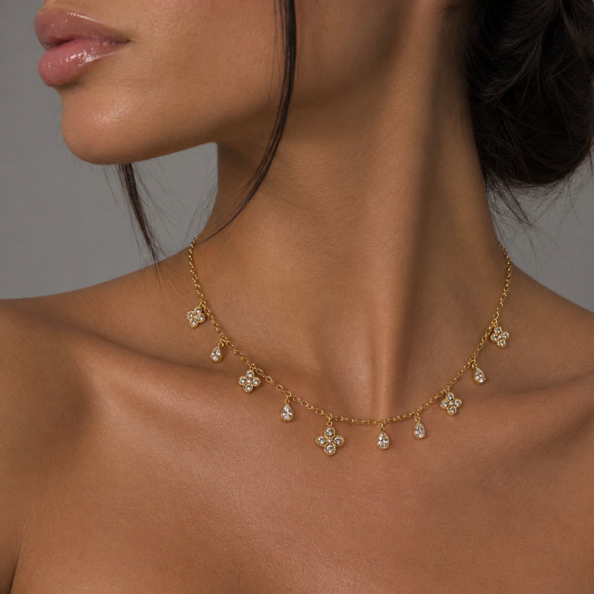Marbéll Éclat Charm Necklace – Gold