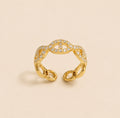 Éclat Link Ring – Gold