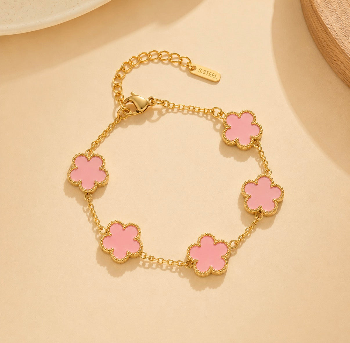 Amélie Clover Bracelet – Gold
