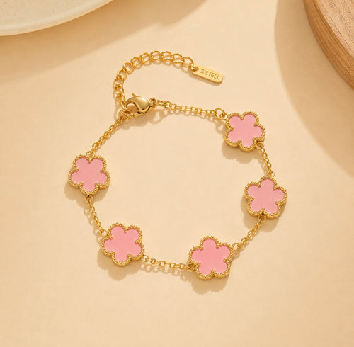 Amélie Clover Bracelet – Gold