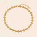 Marbèll Fleur Diamond Necklace – Gold
