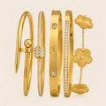 Marbéll Signature Bracelet Set – Gold