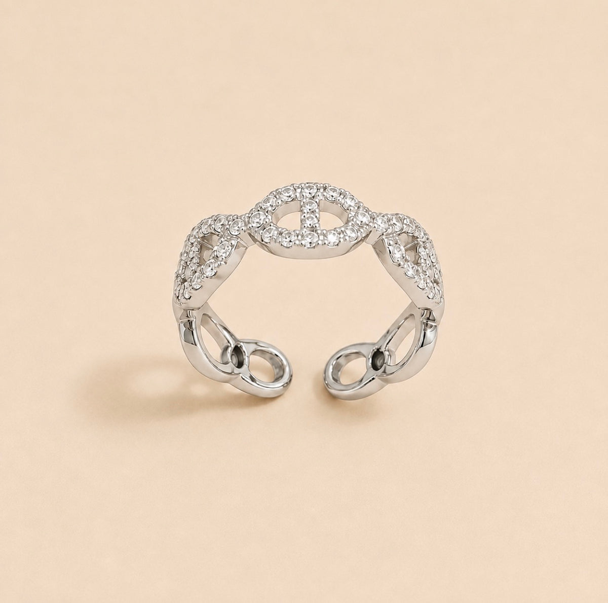 Éclat Link Ring – Gold