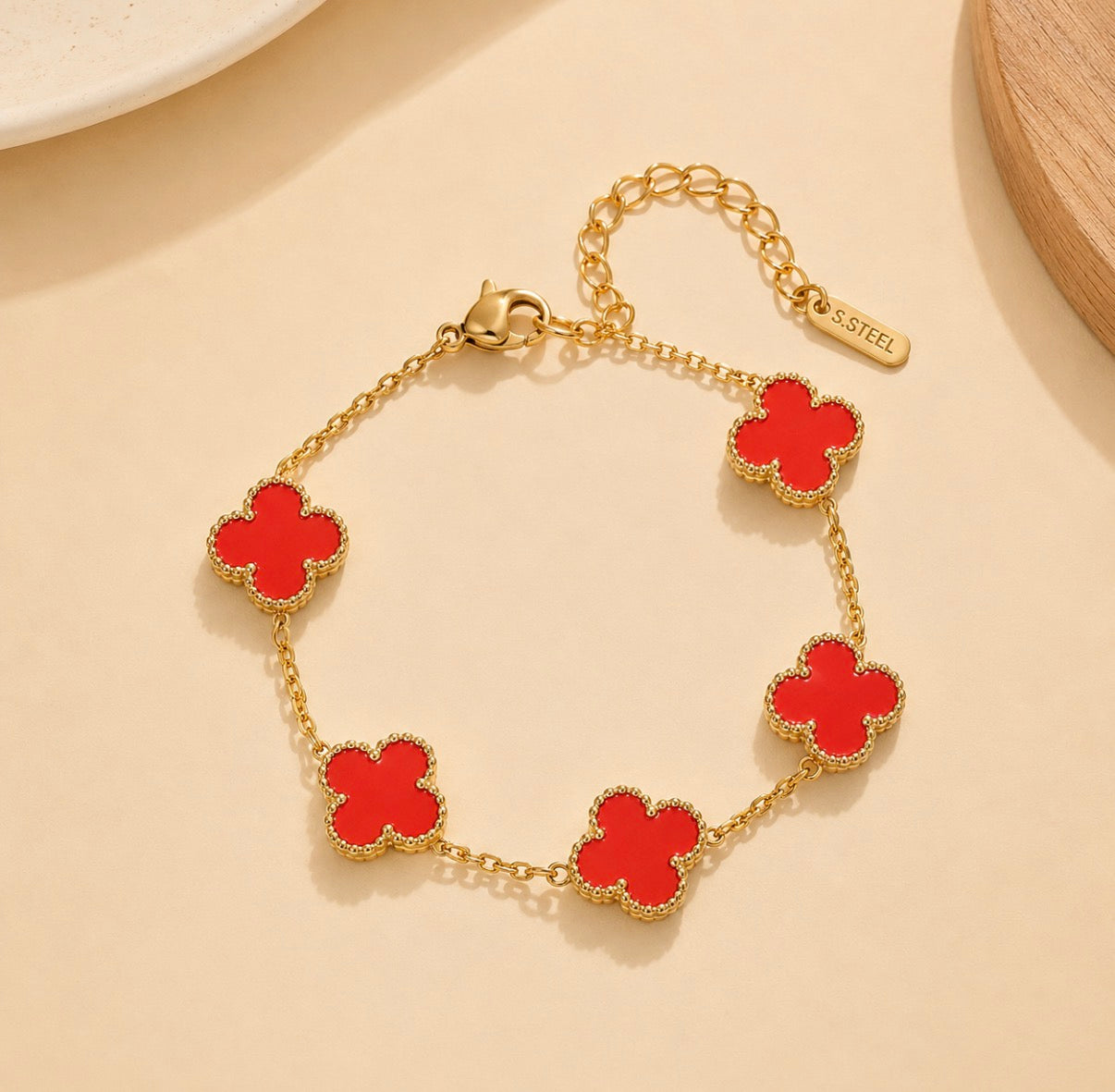 Amélie Clover Bracelet – Gold
